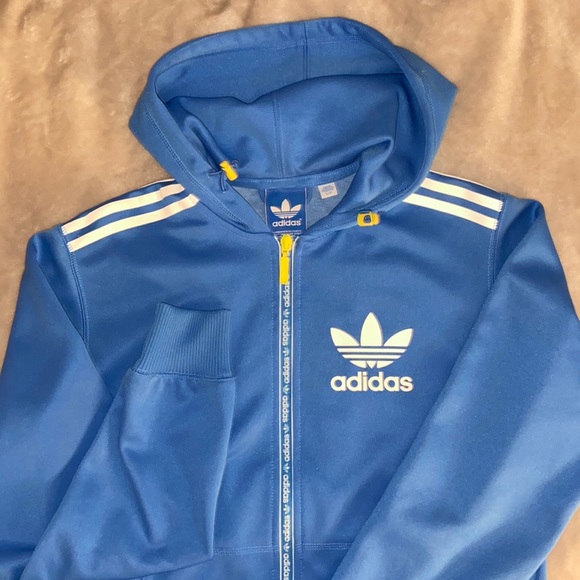 Vintage Adidas Originals Blue Track Jacket - Picture 1 of 6